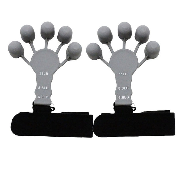 Finger Exerciser with adjustable resistance levels, designed to strengthen fingers, hands, and forearms, ideal for rehabilitation, musicians, and improving grip strength.