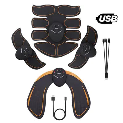 Electric Muscle Stimulator Fitness Massager with multiple intensity levels and modes, designed for muscle recovery, pain relief, and enhanced workout performance.