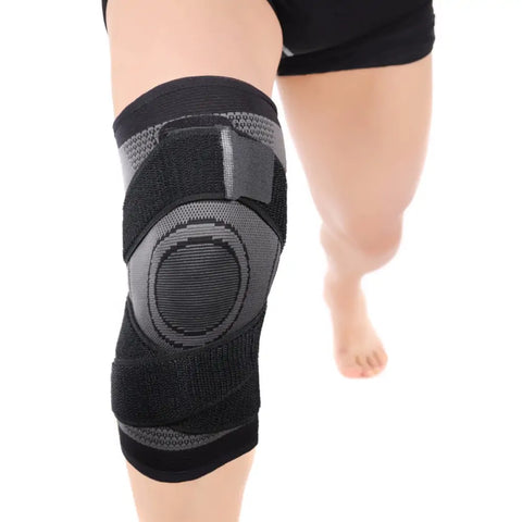 Sports Fitness Knee Pads Support with durable padding and adjustable straps, designed to protect and stabilize knees during high-impact activities and workouts.