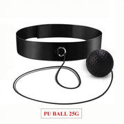 Boxing Reflex Speed Punch Ball with adjustable headband, designed for improving hand-eye coordination, reflexes, and agility during boxing training.