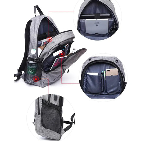 Men's Gym Bag with spacious compartments, durable construction, and adjustable straps, perfect for organizing and carrying fitness gear and essentials.