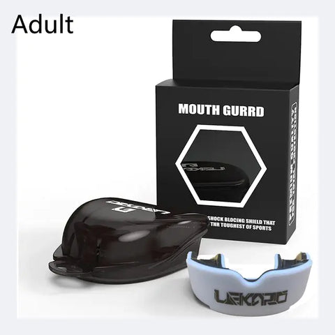 Sports Mouth Guard made from food-grade EVA, designed to provide maximum protection and comfort for teeth and gums during high-impact sports.