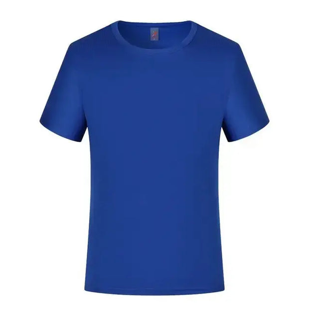 Gym Quick-Drying Shirts made from premium polyester with moisture-wicking and quick-drying technology, providing a snug, flexible fit for optimal performance and comfort.