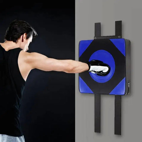 Boxing Wall Focus Pad with durable padding and secure mounting, designed for improving punching accuracy, strength, and technique during boxing training.