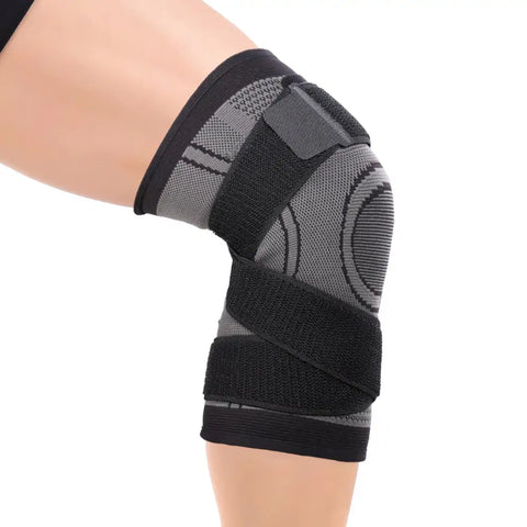 Sports Fitness Knee Pads Support with durable padding and adjustable straps, designed to protect and stabilize knees during high-impact activities and workouts.