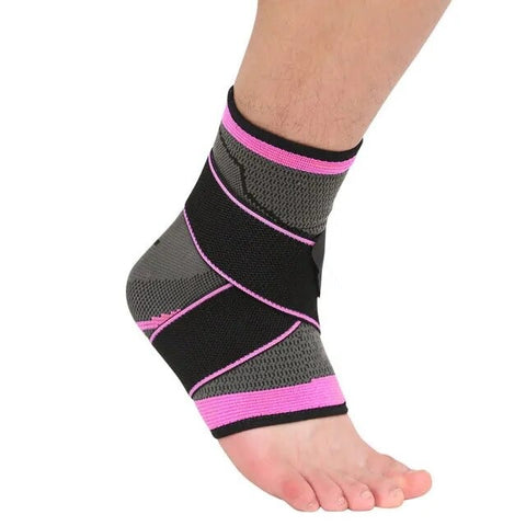 Sports Ankle Brace Compression Strap with durable construction and snug fit, providing optimal support and stability for athletes and individuals recovering from ankle injuries.