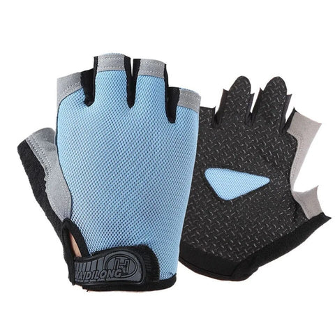 Workout Anti-slip Fitness Gloves with padded palms and breathable fabric, designed to enhance grip, protect hands, and provide comfort during intense workouts.