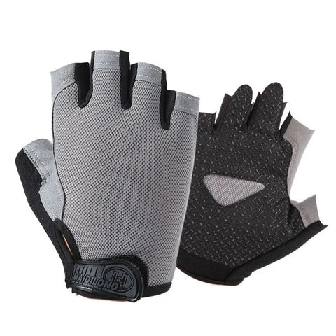 Workout Anti-slip Fitness Gloves with padded palms and breathable fabric, designed to enhance grip, protect hands, and provide comfort during intense workouts.