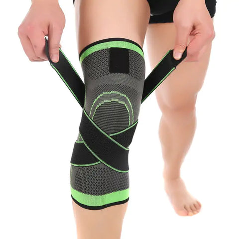 Sports Fitness Knee Pads Support with durable padding and adjustable straps, designed to protect and stabilize knees during high-impact activities and workouts.