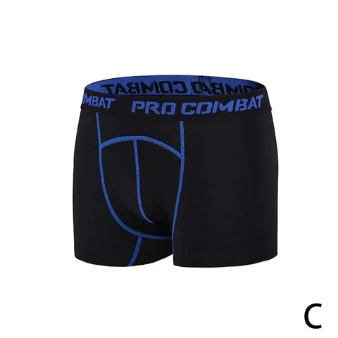 Men's Fitness Elastic Shorts made from breathable, sweat-absorbent fabric with a high-waist design for optimal support and comfort during intense workouts.