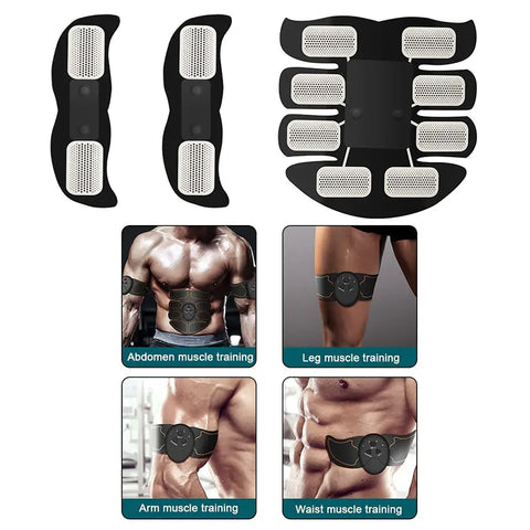 Electric Muscle Stimulator Fitness Massager with multiple intensity levels and modes, designed for muscle recovery, pain relief, and enhanced workout performance.