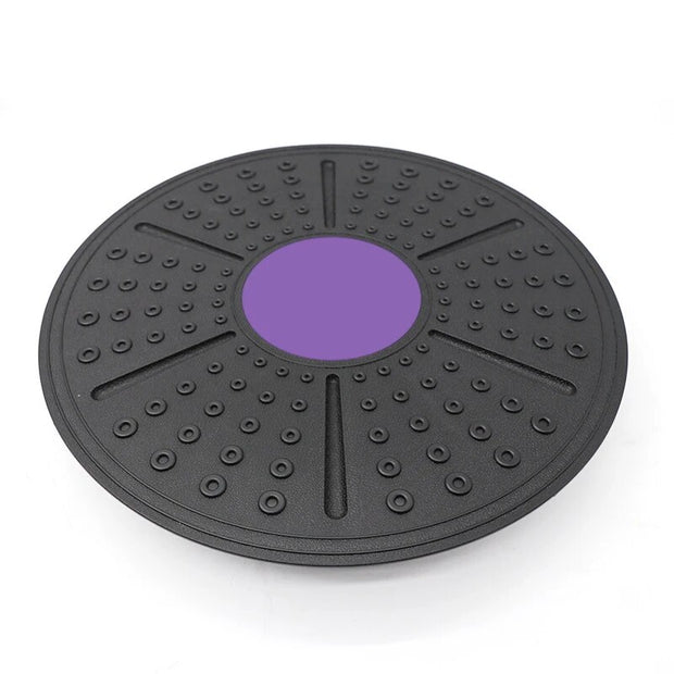 Waist Twisting Balance Board Exerciser with a non-slip surface, designed to improve core strength, balance, and stability through twisting and pivoting exercises.