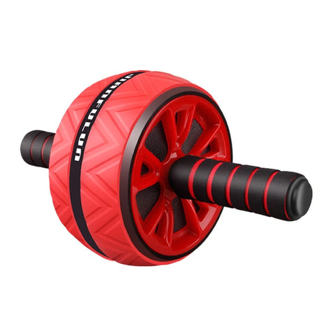 Fitness AB Wheel Roller with dual wheels and ergonomic handles, designed for core strengthening, improving balance, and enhancing abdominal muscle definition during workouts.