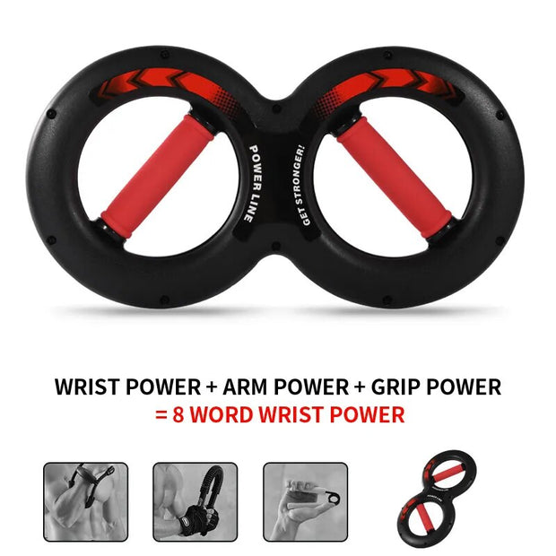 Workout Power Wrist Exerciser with adjustable resistance, designed to strengthen wrist and forearm muscles, perfect for improving grip strength and endurance.