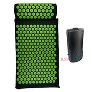 Acupressure Stress Relief Yoga Mat with precision-engineered acupressure points, designed to enhance relaxation, reduce stress, and improve overall well-being during yoga practice.