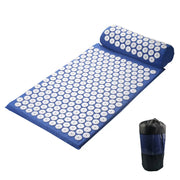 Acupressure Stress Relief Yoga Mat with precision-engineered acupressure points, designed to enhance relaxation, reduce stress, and improve overall well-being during yoga practice.