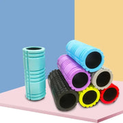 Yoga Exercise Foam Roller with high-density foam and textured surface, designed for muscle relief, improving flexibility, and enhancing recovery after workouts.