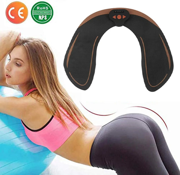 EMS Abdominal & Hip Trainer Toner, USB rechargeable, designed for home gym use, providing targeted muscle stimulation to tone abs and hips with adjustable intensity levels.