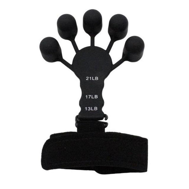 Silicone Gripster Finger Strengthener with adjustable resistance, designed to improve grip strength and finger dexterity, perfect for athletes and rehabilitation exercises.