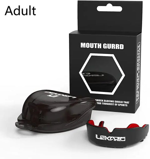 Sports Mouth Guard made from food-grade EVA, designed to provide maximum protection and comfort for teeth and gums during high-impact sports.