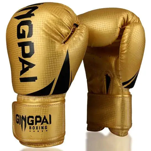 Premium Boxing Gloves made from high-quality materials, featuring secure wrist straps and padded protection for optimal comfort and safety during training and sparring sessions.