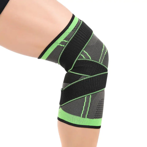 Sports Fitness Knee Pads Support with durable padding and adjustable straps, designed to protect and stabilize knees during high-impact activities and workouts.