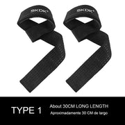 Gym Wrist Straps made from Neoprene and Sponge with durable polyester/cotton ribbon, providing secure and comfortable wrist support for weightlifting and intense workouts.