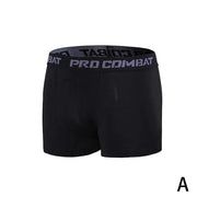 Men's Fitness Elastic Shorts made from breathable, sweat-absorbent fabric with a high-waist design for optimal support and comfort during intense workouts.