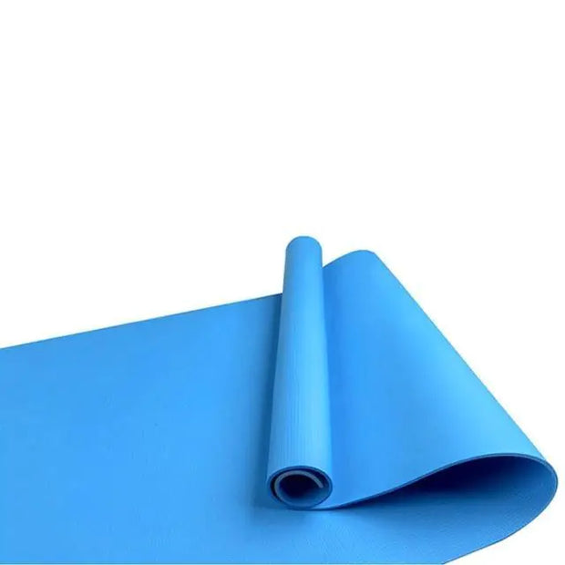 Non-slip Padded Fitness Yoga Mat with extra cushioning, providing stability and comfort during yoga and fitness exercises, ideal for all practice levels.