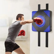 Boxing Wall Focus Pad with durable padding and secure mounting, designed for improving punching accuracy, strength, and technique during boxing training.