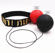 Boxing Reflex Speed Punch Ball with adjustable headband, designed for improving hand-eye coordination, reflexes, and agility during boxing training.