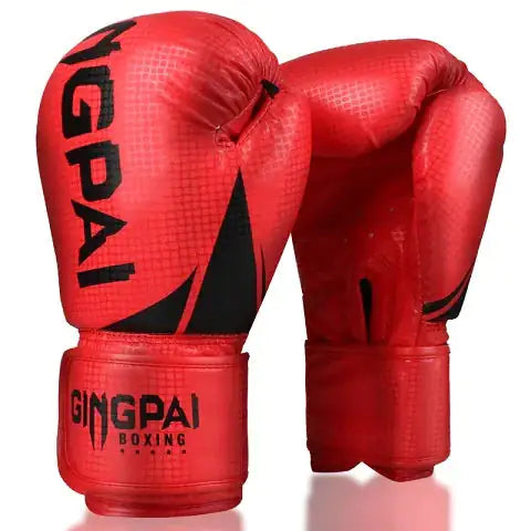 Premium Boxing Gloves made from high-quality materials, featuring secure wrist straps and padded protection for optimal comfort and safety during training and sparring sessions.