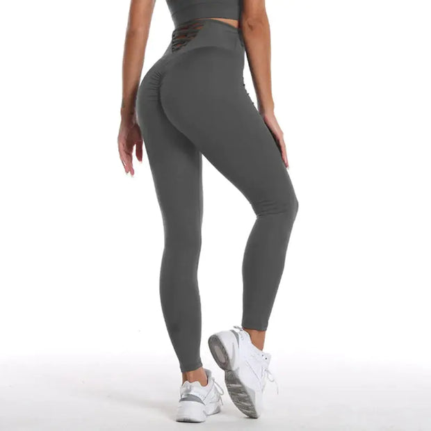 Seamless Fitness Leggings with high-waist design, made from stretchy, breathable fabric for maximum comfort and flexibility during workouts and yoga sessions.