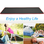 Yoga Mat Extra Thick with enhanced cushioning and non-slip surface, designed for optimal comfort and stability during yoga and fitness exercises.