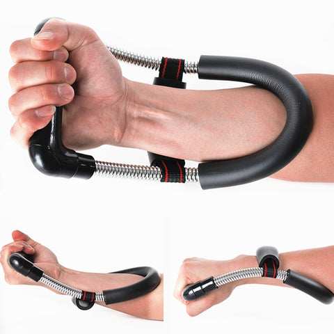 Wrist Grip with non-slip sponge handles and adjustable resistance, designed to strengthen arm muscles and improve grip strength, perfect for fitness training and sports.